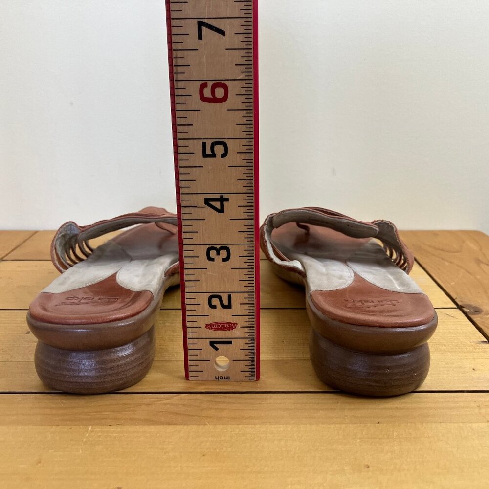 Dansko Topanga Fisherman Sandals Brown Leather Thong Slides EU 41 US 10.5 - Picture 5 of 7